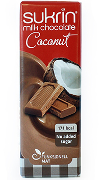 Sukrinsjokolade med kokos
