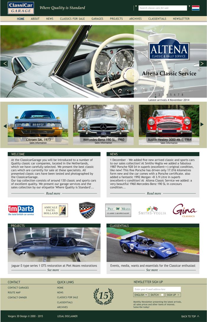 Click here to visit the ClassicarGarage website 1.0