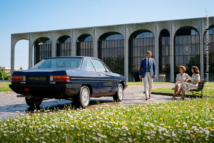 Lancia Gamma 2500 Coup&eacute; Milan, Italy