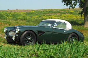 Austin Healey 100/6 rally car. CLICK HERE