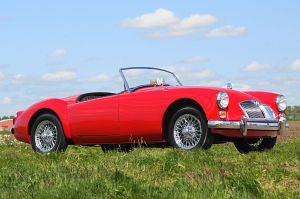 MGA 1600 roadster. KLIK HIER