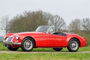 MG MGA roadster. CLICK HERE