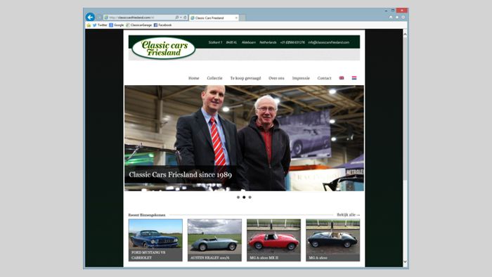 Click here to visit the new website of Classic Cars Friesland. 