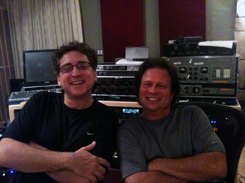 Eric Zobler & Paul Peress in the studio...