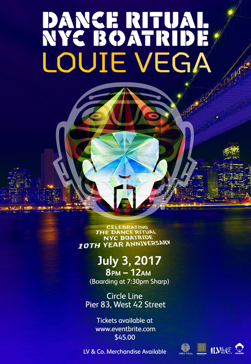 7/3-Dance Ritual Boat Ride 10th Anniversary w/DJ Louie Vega