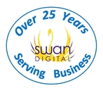 Swan Digital 25 Years logo