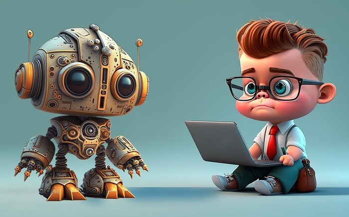Chatbot being quizzed