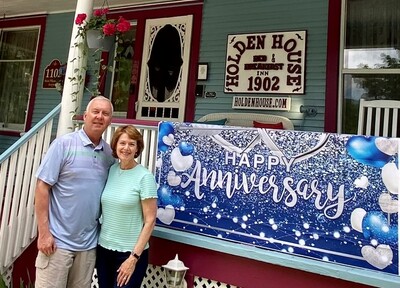 Innkeepers Sallie and Welling Clark celebrate 37 years operating Holden House