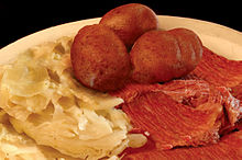 The traditional corned beef and cabbage is great for a St. Patrick's Day meal
