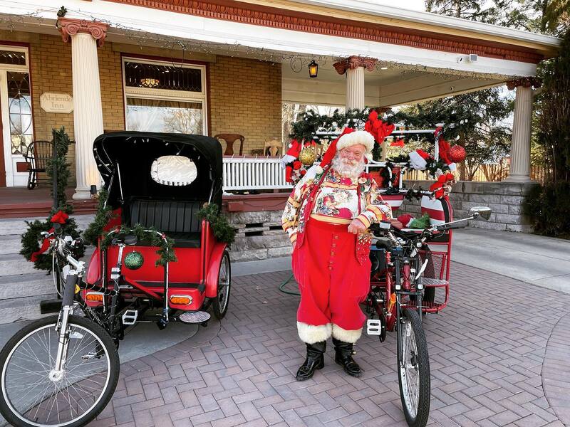 Santa visits The Abriendo Inn in Pueblo