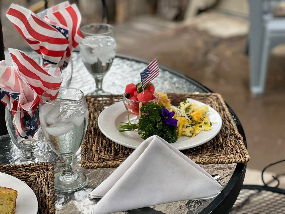 Breakfast is what makes us special in Colorado bed and breakfasts!