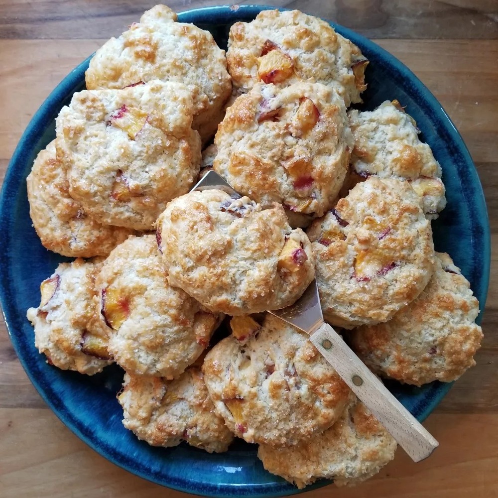 Bross Hotel's peach scones are fresh and fancy!