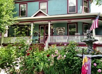 Holden House in Colorado Springs features a Victorian garden with vintage tea roses