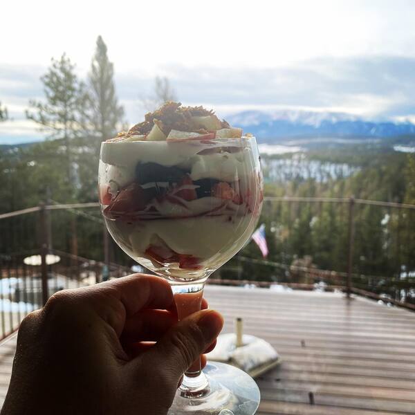A delicious sundae view at Pikes Peak Paradise