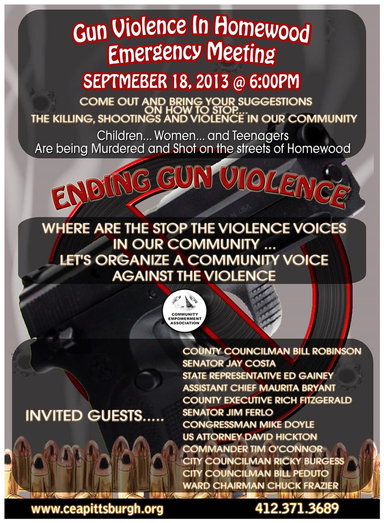 Bap Official E Blast Gun Violence In Homewood Emergency Meeting