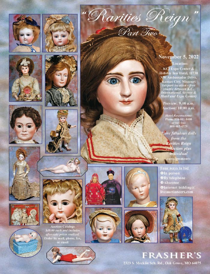 Frasher's Doll Auction: Rarities Reign, Part Two - November 5, 2022