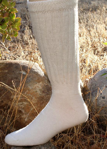 knee-hi alpaca socks