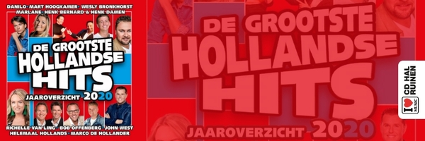 De Grootste Hollandse Hits Jaaroverzicht 2020 - CD