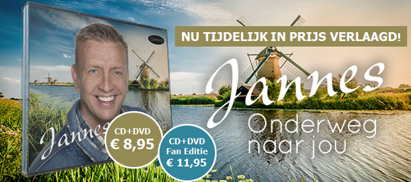 Jannes - Onderweg Naar Jou - CD+DVD Aanbieding