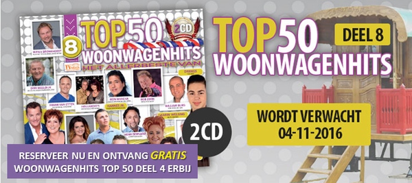 Woonwagenhits Top 50 - Deel 8 - 2CD