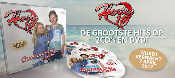 Harten 10 - Bestemming Bekend - 2CD+DVD