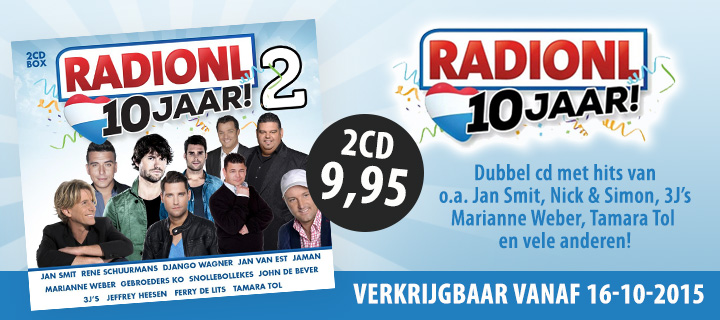 RadioNL 10 Jaar - Deel 2 - 2CD
