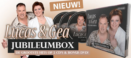 Lucas en Gea - 25 Jaar Hits - 2CD+DVD