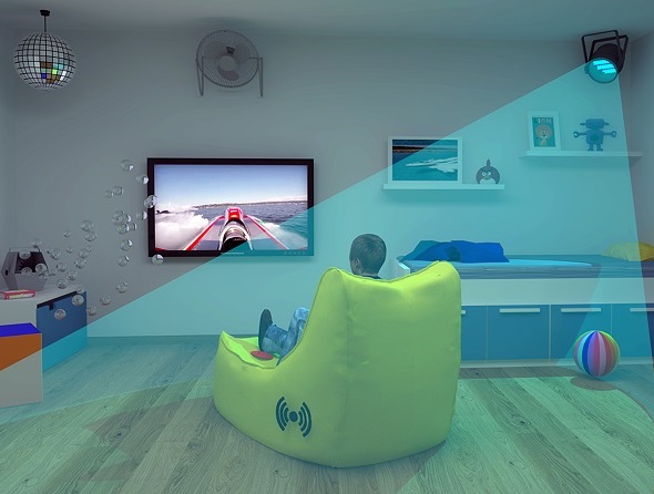 Interactief snoezelen in je eigen kamer