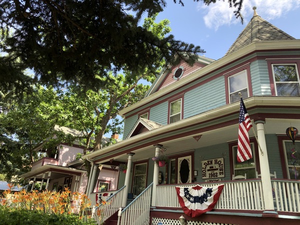 Holden House 1902 Bed & Breakfast Inn celebrates July with flags and more