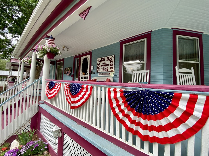 4th of July celebration at Holden House 1902 Bed & Breakfast