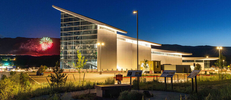 The new US Air Force Academy Visitor Center