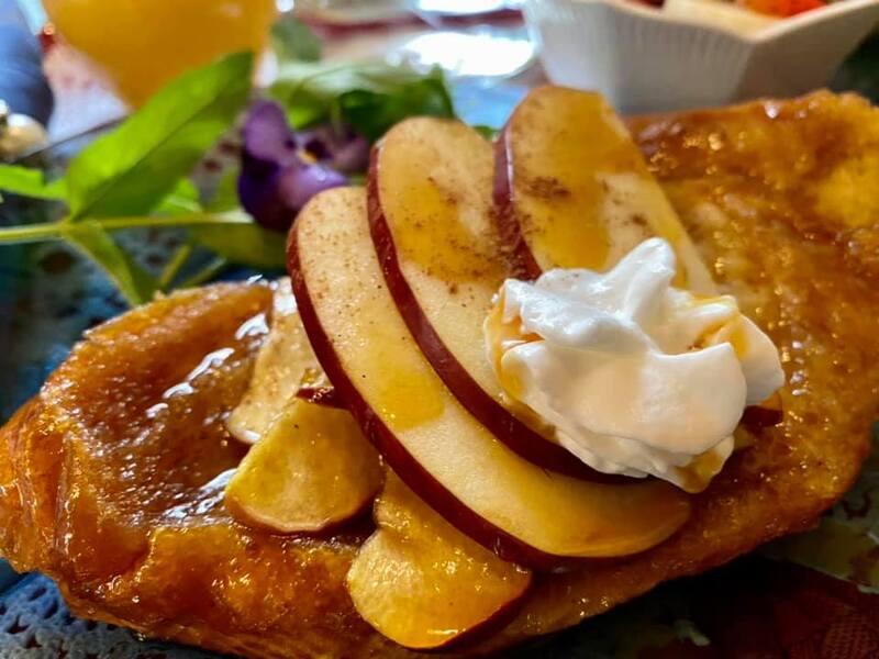 Breakfast is prepared and served fresh each morning