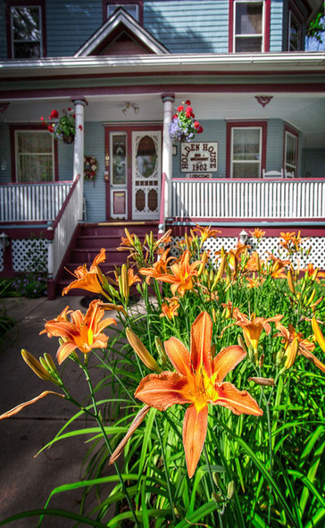 Holden House prides itself on the beautiful Victorian garden to welcome guests