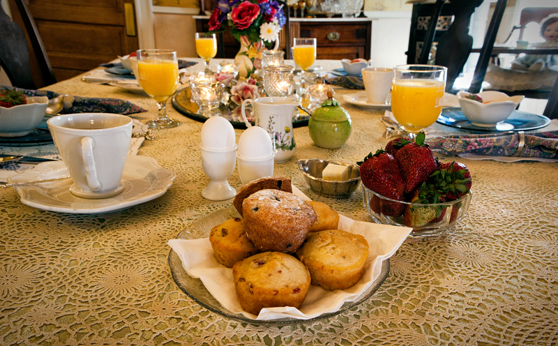 Breakfast is always included at Holden House