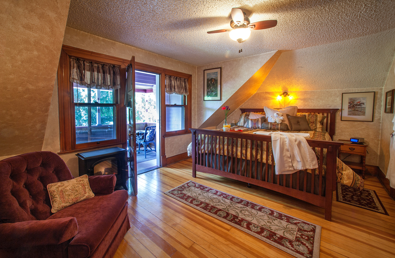 Holden House suites all feature sitting areas and fireplaces