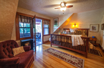 Each suite features a private bath at Holden House