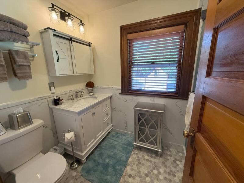 The Pikes Peak suite features an oversize walk-in rain shower at Holden House