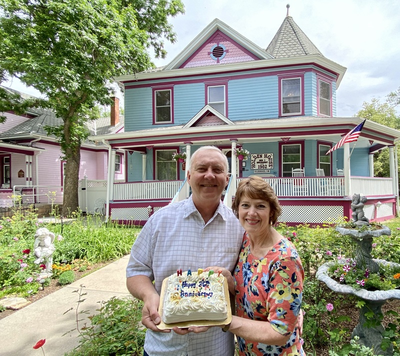 Longtime innkeepers Sallie and Welling Clark