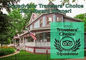Holden House received the 2021 Tripadvisor Choice from Traveler reviews