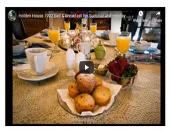 Gourmet breakfasts are just one of Holden House' special touches!