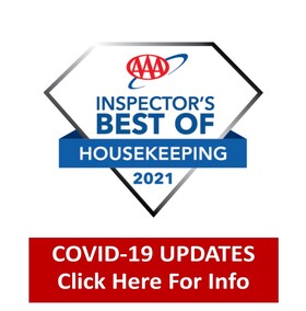 Holden House received the 2021 Best in Housekeeping from AAA