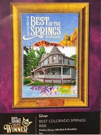 Holden House awarded Best of the Springs 2023