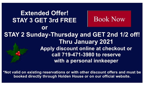 Extended Offer Discount through January 2021 at Holden House