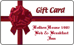 Holden House Gift Certificates