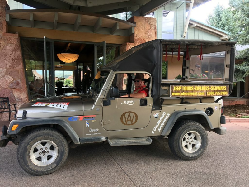 Jeep Tours with Adventures Out West provide a great opportunity to let someone else do the driving!
