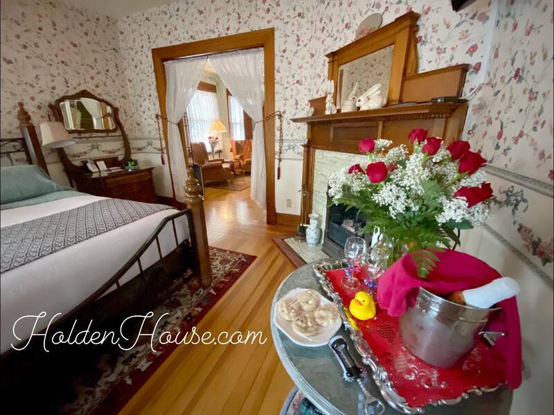 Holden House offers many romantic specials to add-on to your stay!