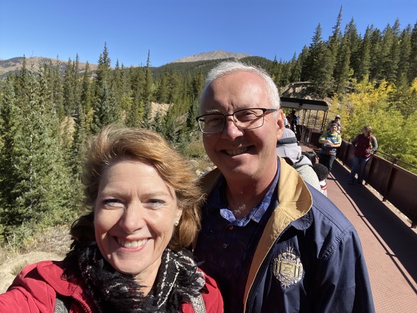 Innkeepers Sallie and Welling Clark on the Leadville Railroad