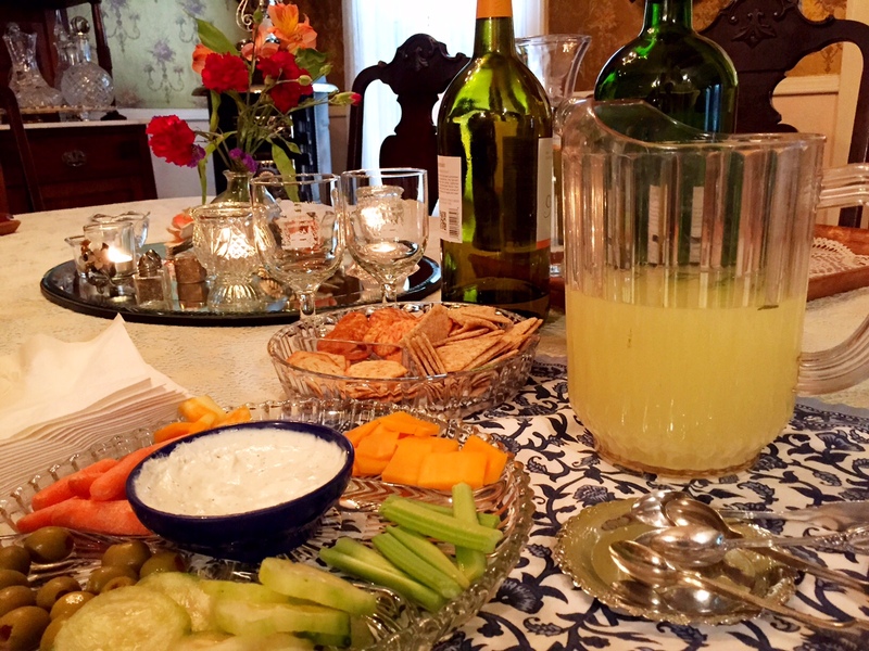 An afternoon wine social is included in your stay