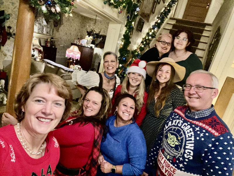 The Holden House innkeeper team says happy holidays!