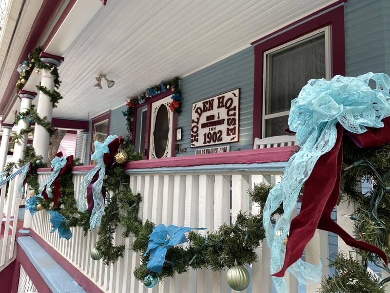 Holden House preview of holiday decorations